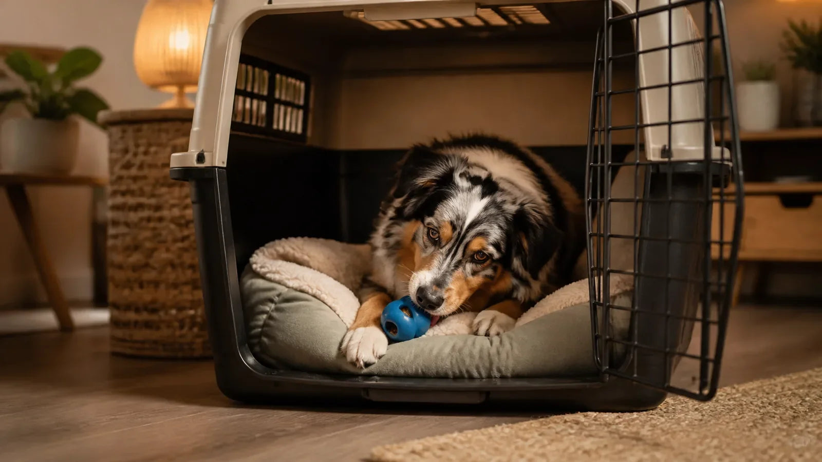 Calm Crate-Time Enrichment: A Gentle Setup