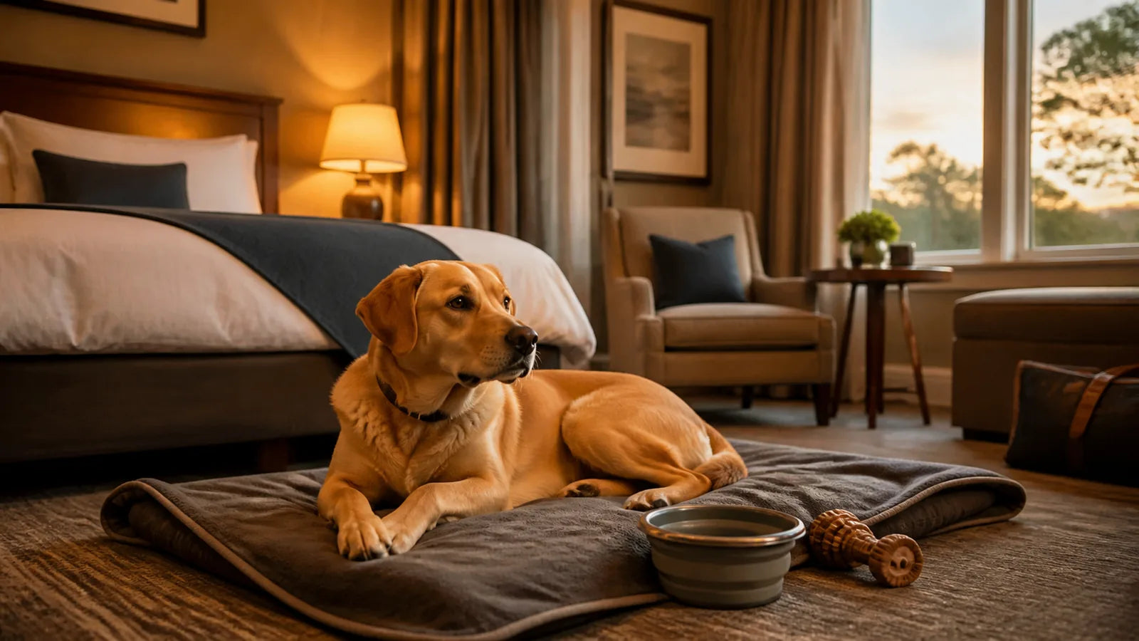 Staying in a Hotel with Your Dog: A Calm First Night