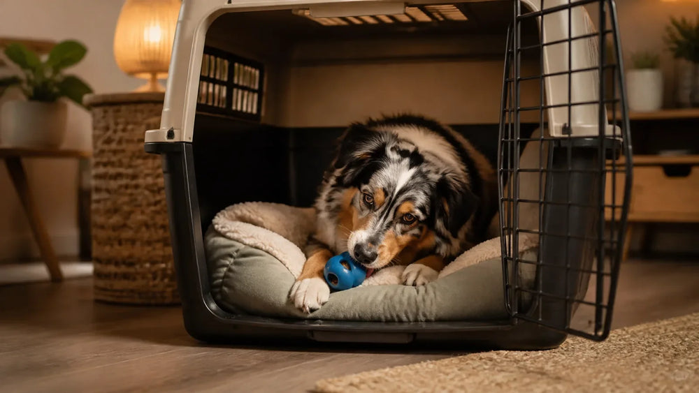 Calm Crate-Time Enrichment: A Gentle Setup